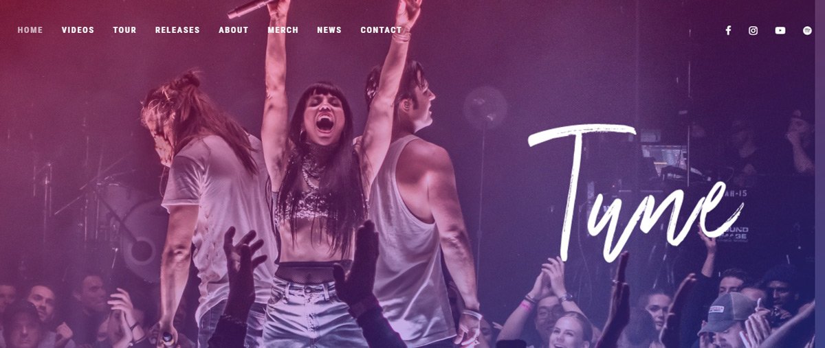 Rock ‘n Roll WordPress Theme – HeaderLove