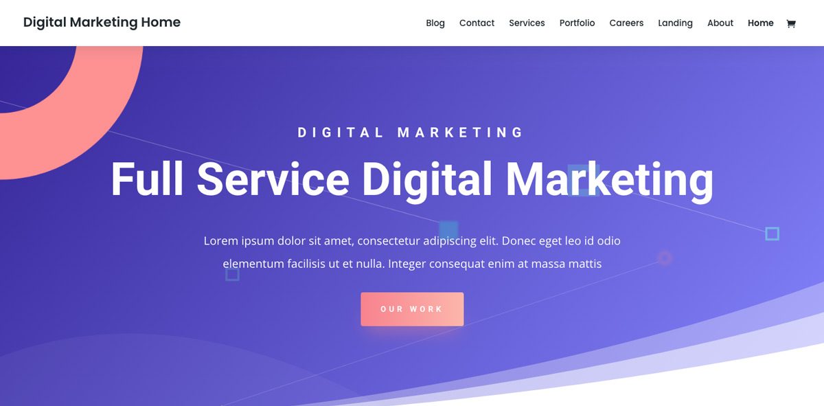 Divi Digital Marketing WordPress Theme