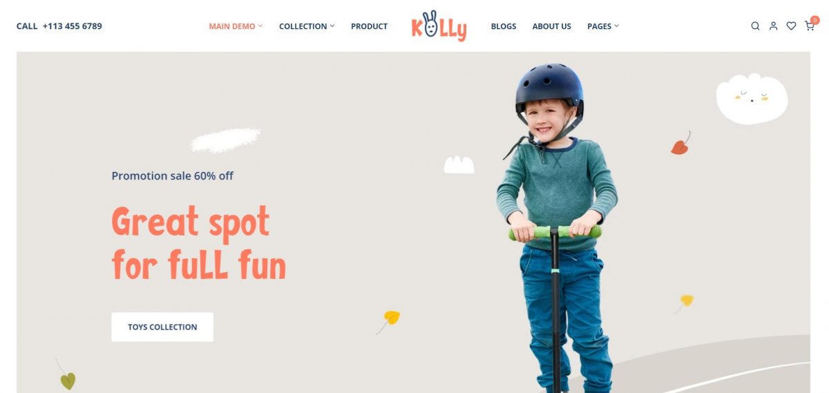Kolly Baby Toys Shopify Theme
