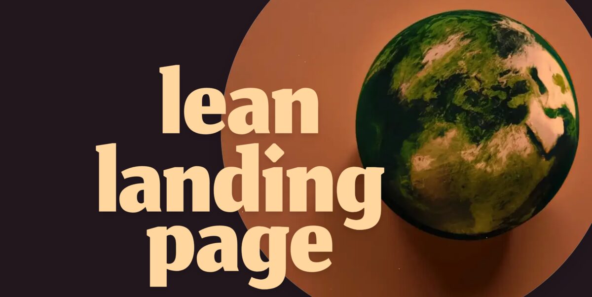 Lean Landing Page