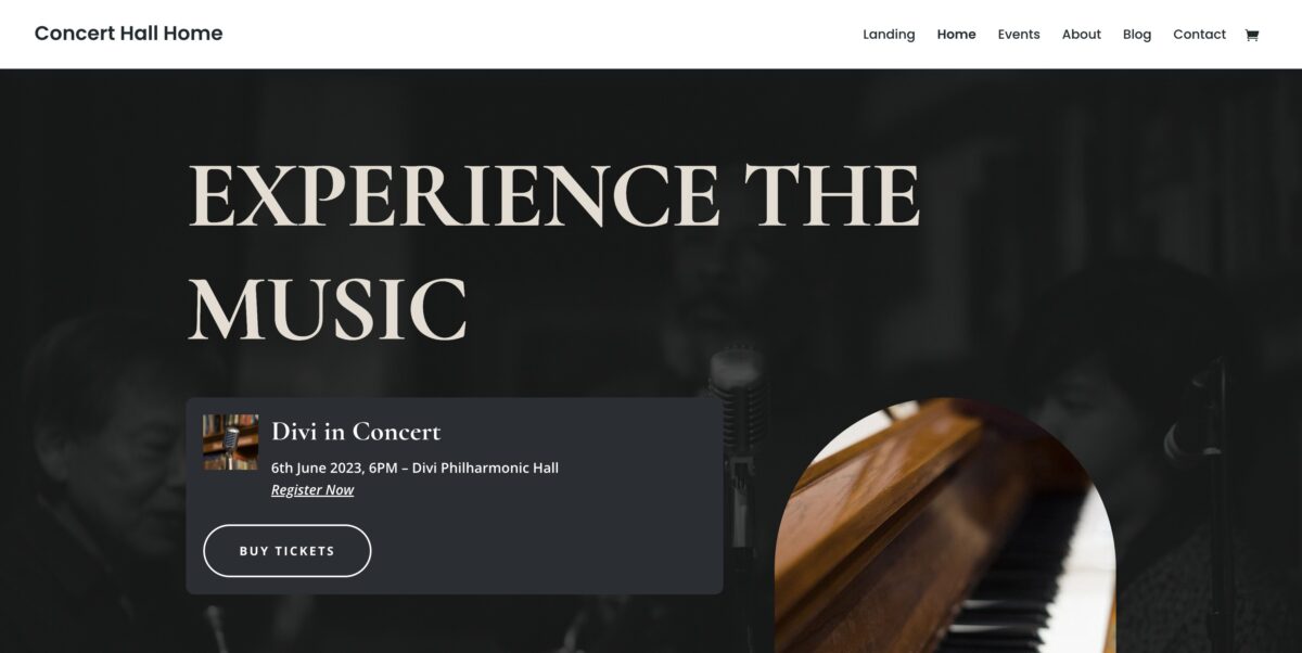 Concert WordPress Theme